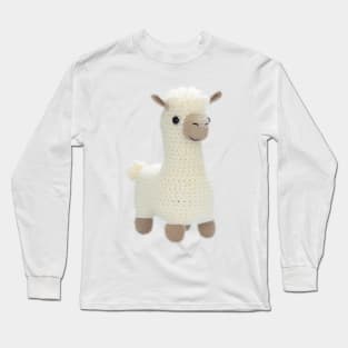 Llama Crochet Baby Toy Long Sleeve T-Shirt